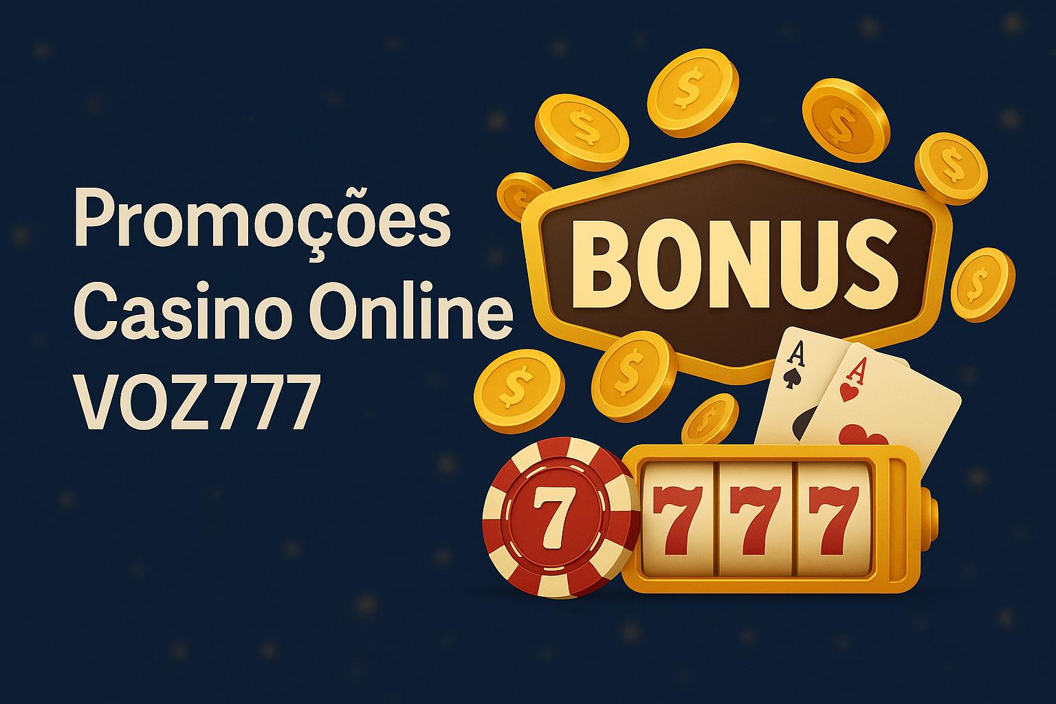 O bônus promocional VOZ777 é uma ótima maneira de começar sua aventura